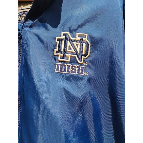 Vintage G-III Notre Dame Fighting Irish Full Zip Jacket - LARGE - Picture 3 of 11